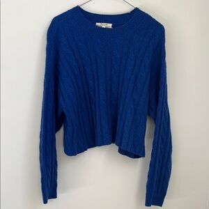 Madewell Blue Crew Neck Sweater